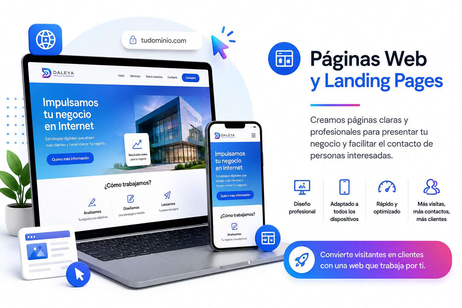 Páginas Web y Landing Pages